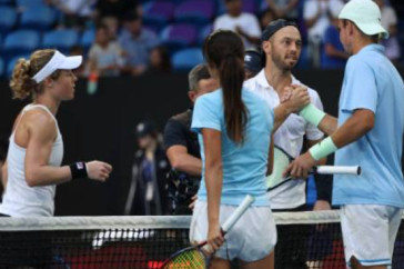 Фотография к новости: Разгромом закончился микст теннисного матча Казахстан — Германия на United Cup