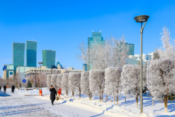 Фотография к новости: Снегопады и понижение температуры ожидают Казахстан в ближайшие три дня