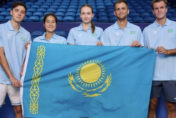 Фотография к новости: Казахстанская команда по теннису уступила в полуфинале турнира United Cup