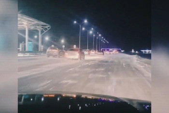 Фотография к новости: Более 3 млн автомобилей сопроводили этой зимой полицейские в Казахстане