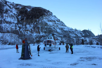 Фотография к новости: Новую противолавинную систему испытали в Алматы