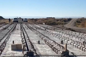 Фотография к новости: Разрушенный паводком мост восстановили в Абайской области