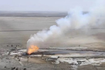 Фотография к новости: Пожар на месторождении "Каратурун Южный": недропользователь продолжает платить ущерб