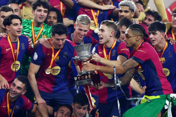 Фотография к новости: "Барселона" разгромила "Реал" и выиграла Суперкубок Испании