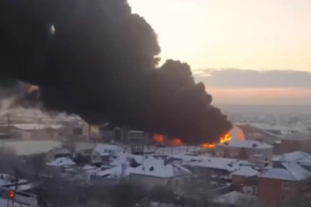 Фотография к новости: Стадион горел в Петропавловске