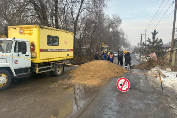 Фотография к новости: Газопровод восстановили в одном из районов Алматы