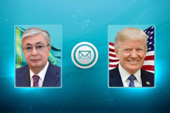 Фотография к новости: Токаев поздравил Трампа со вступлением в должность президента США