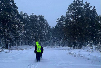 Фотография к новости: Лыжника спасли во время метели в Семее