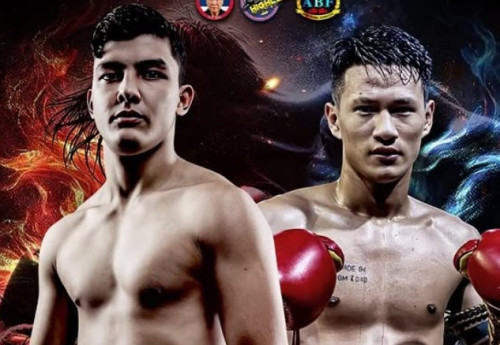 Фотография к новости: Непобеждённый "Джентльмен" из Казахстана  брутальным нокаутом выиграл бой в Таиланде