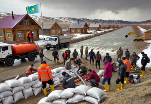 Фотография к новости: Грозят ли Астане паводки этой весной: прогноз от ChatGPT