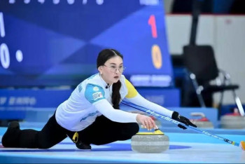 Фотография к новости: Казахстан одержал первую победу на Азиаде-2025 в керлинге