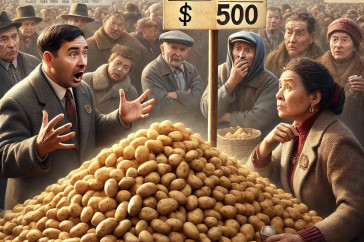 Фотография к новости: Нейросеть дала прогноз по ценам на картофель в Казахстане