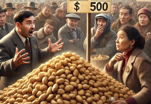 Фотография к новости: Нейросеть дала прогноз по ценам на картофель в Казахстане