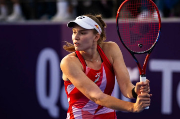 Фотография к новости: Елена Рыбакина вышла в четвертьфинал турнира в Катаре