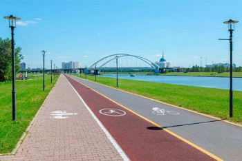 Фотография к новости: От Центрального парка до "Зелёного пояса": как в Астане развивают велоинфраструктуру