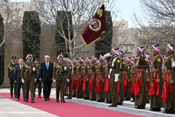 Фотография к новости: Токаев прибыл во дворец Аль-Хусейния
