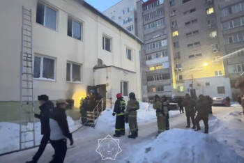 Фотография к новости: Трёх человек спасли из пожара в театре в Астане