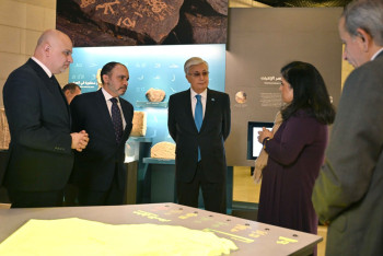 Фотография к новости: Касым-Жомарт Токаев посетил Иорданский музей