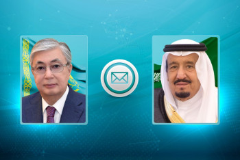 Фотография к новости: Токаев поздравил короля Саудовской Аравии