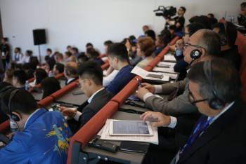 Фотография к новости: "Дерзайте, и вас поддержат": Асхат Аймагамбетов о выплатах победителям международных олимпиад