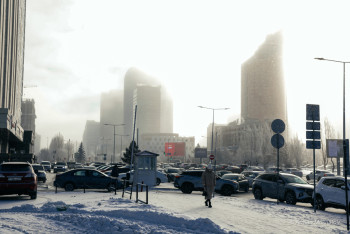 Фотография к новости: Штормовое предупреждение объявлено в нескольких регионах Казахстана