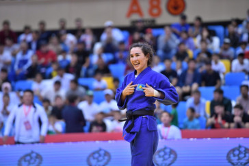 Фотография к новости: Абиба Абужакынова завоевала "золото" Гран-при по дзюдо