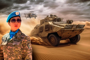 Фотография к новости: Миротворец ООН Дана Жамалиева рассказала о своей службе в Западной Сахаре