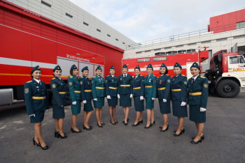 Фотография к новости: Девушки-спасатели из Алматы запустили танцевальный челлендж в честь 8 Марта