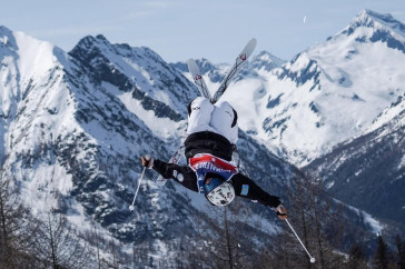 Фотография к новости: Казахстанка вошла в десятку лучших на этапе Кубка мира по фристайл-могулу
