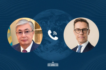 Фотография к новости: Состоялся телефонный разговор президентов Казахстана и Финляндии