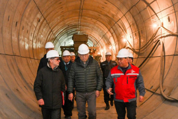 Фотография к новости: Ерболат Досаев поручил ускорить строительство станции метро "Калкаман" в Алматы