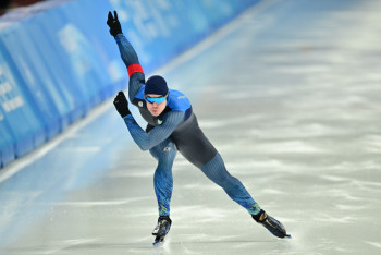 Фотография к новости: Казахстанский конькобежец завоевал золото на турнире в Нидерландах