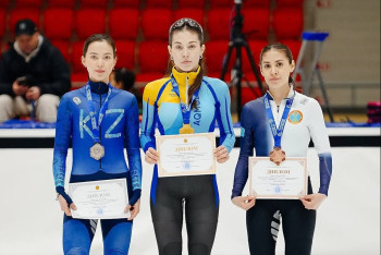 Фотография к новости: Триумф на льду: Ольга Тихонова стала первой чемпионкой VI зимней Спартакиады Казахстана