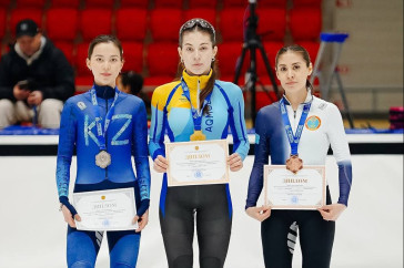 Фотография к новости: Триумф на льду: Ольга Тихонова стала первой чемпионкой VI зимней Спартакиады Казахстана