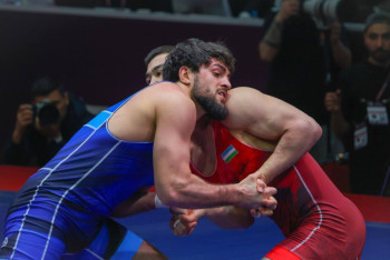 Фотография к новости: Шамиль Ожаев отличился на чемпионате Азии по борьбе