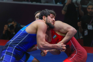 Фотография к новости: Шамиль Ожаев отличился на чемпионате Азии по борьбе