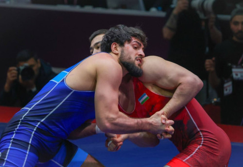 Фотография к новости: Шамиль Ожаев отличился на чемпионате Азии по борьбе