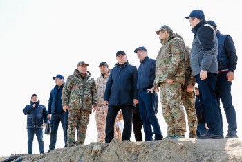 Фотография к новости: Канат Бозумбаев проверил готовность регионов к паводкам