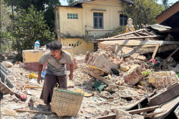 Фотография к новости: Очередной афтершок  произошёл в Мьянме