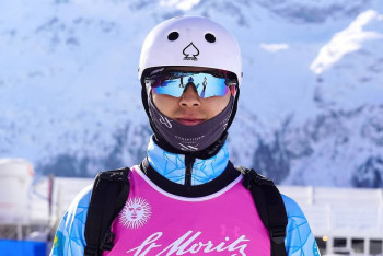 Фотография к новости: Казахстанец взял серебро этапа Кубка Европы по фристайлу-акробатике