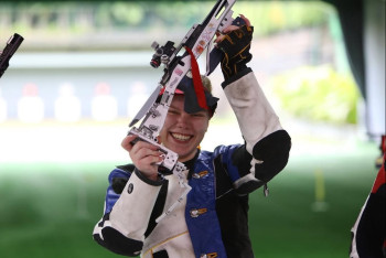 Фотография к новости: Арина Алтухова завоевала бронзу на этапе Кубка мира по пулевой стрельбе в Аргентине