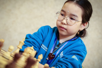 Фотография к новости: Восьмилетняя казахстанка стала чемпионкой мира по шахматам