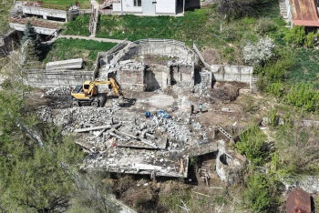 Фотография к новости: В предгорьях Алматы сносят самострой