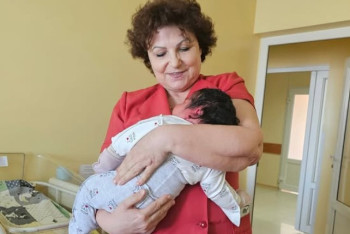 Фотография к новости: Младенец-богатырь весом почти семь килограммов родился в Костанае