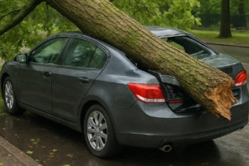 Фотография к новости: Дерево упало на авто: суд обязал акимат Тараза возместить ущерб