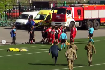 Фотография к новости: Футболисты подрались во время матча чемпионата Казахстана