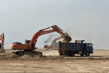 Фотография к новости: Аэропорт Кендерли строят в две смены