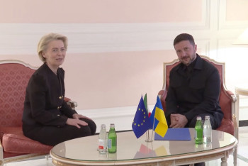 Фотография к новости: Зеленский встретился в Риме с главой Еврокомиссии и лидерами ряда стран