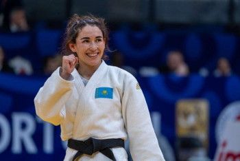 Фотография к новости: Казахстанка стала бронзовым призёром Grand Slam по дзюдо