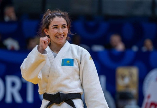 Фотография к новости: Казахстанка стала бронзовым призёром Grand Slam по дзюдо